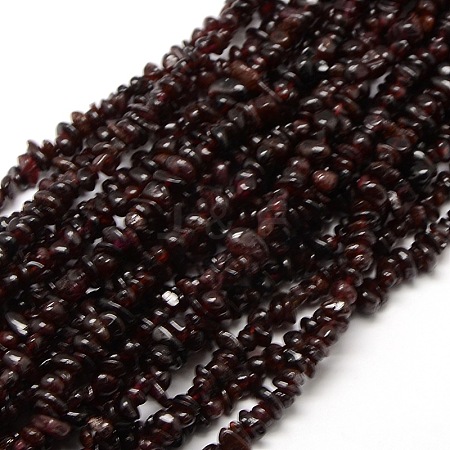 Natural Garnet Beads Strands G-P406-55-1