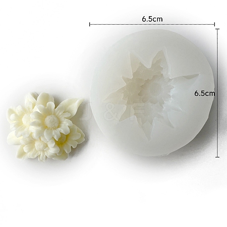 Flower Scented Candle Food Grade Silicone Molds PW-WG46971-15-1