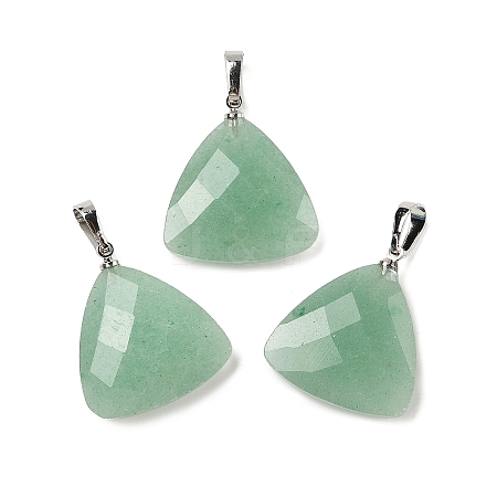 Natural Green Aventurine Pendants G-L614-D04-P03-1