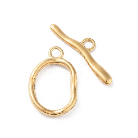 Non-Tarnish Ion Plating(IP) 304 Stainless Steel Toggle Clasps X-STAS-A092-04B-G-1