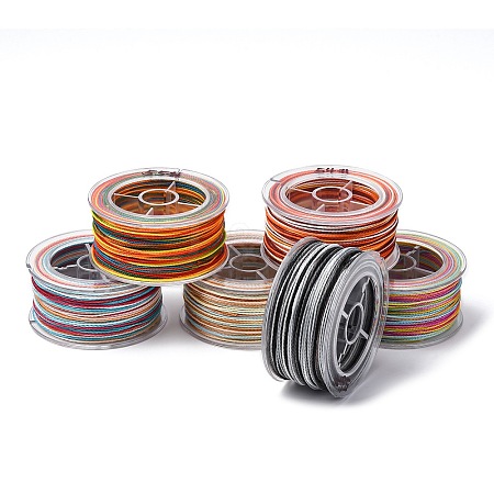 Segment Dyed Waxed Polyester Cord YC-C003-02-1