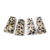 Natural Dalmatian Jasper Pendants G-Q601-10B-1