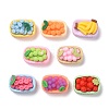 Autumn Theme Opaque Resin Decoden Cabochons RESI-G029-B-1