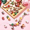50Pcs Christmas Theme Printed Opaque Acrylic Beads OACR-CJ0002-20-5