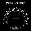 Alloy Flexible Hair Accessories PALLOY-WH20816-001G-2