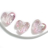 Heart Transparent Acrylic Beads MACR-CJC0002-02A-02-1