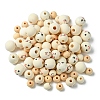 140Pcs 7 Styles  Printed Wood Beads WOOD-YW0001-14-2