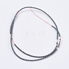 Non-Magnetic Synthetic Hematite Beads G-H1074-1-2