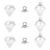 DIY Diamond Glass Bottles Pendants Making Kits DIY-TA0012-40B-2