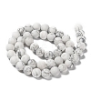 Natural Howlite Beads Strands X-G-D696-8mm-3