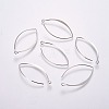 Rack Plating Alloy Earring Hooks PALLOY-WH0065-33P-2