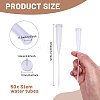50Pcs Plastic Flower Tube AJEW-GL0002-97B-2