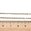 PVD Vacuum Plating 304 Stainless Steel Cable Chain Necklaces STAS-M174-025G-3