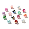 UV Plating Rainbow Iridescent Acrylic Beads X-PACR-D070-01-1