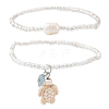Glass Seed Beads Stretch Bracelets for Women BJEW-JB11638-04-2