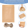 50Pcs Rectangle Paper Baking Bags CARB-SP0001-05A-02-5