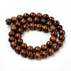 Natural Elephant Skin Jasper/Miriam Stone/Calligraphy Stone Beads Strands X-G-Q462-54-10mm-3