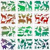 Plastic Reusable Drawing Painting Stencils Templates Sets DIY-WH0172-112-1