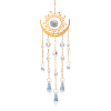 1Pc Glass Cone Hanging Suncatchers HJEW-AR0001-17-1