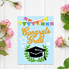 Graduation Theme Carbon Steel Cutting Dies Stencils DIY-WH0263-0252-2