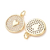 Valentine's Day Brass Micro Pave Clear Cubic Zirconia Pendants KK-A304-24E-G-3