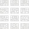 Plastic Drawing Painting Stencils Templates DIY-WH0222-013-4