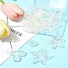 20Pcs 5 Styles UV Plating Acrylic Beads Caps TACR-FS0001-60-9
