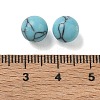 Dyed Synthetic Turquoise Sphere Beads GG-CBA391B-02B-01-3