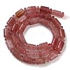 Natural Strawberry Quartz Beads Strands G-M420-C04-02-3