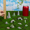 12Pcs 12 Styles Resin Mountain Ornaments DJEW-FG0001-41-3