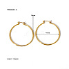 Stainless Steel Hoop Earrings SQ4494-1-2