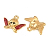 304 Stainless Steel Enamel Pendants SA-CBAF5D5-18G-01-2