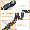 FINGERINSPIRE Embroidered Ethnic Style Cotton Ribbons SRIB-FG0001-04A-4