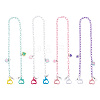 4Pcs 4 Colors Eyeglasses Chains AJEW-BY0001-03-1