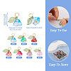  56Pcs 7 Colors Glass & Acrylic Charms FIND-TA0002-90-4