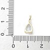Brass Birthstone Pendants KK-D372-02P-04-3