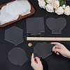 25Pcs 5 Styles Transparency Acrylic Board DIY-OC0015-84-3