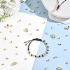 80Pcs 8 Styles Brass Beads KK-BBC0022-35-7