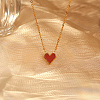 Stainless Steel Heart Pendant Necklaces YH3066-2