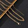 3.5MM 304 Stainless Steel Curb Chain Necklaces for Women NJEW-JN05584-1