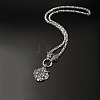 Vintage Zinc Alloy Viking Pendant Necklaces for Men WGF2FB9-02-2