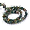 Natural Indian Agate Bead Strands X-G-R408-5x8-16-2
