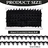 25 Yardss Polyester Elastic Button Looping Ribbons SRIB-WH0011-211B-2
