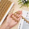 Metallic Lace Trim OCOR-WH0058-01G-4