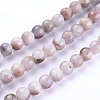 Round Natural Kunzite Beads Strands G-K068-28-6mm-2