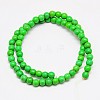 Synthetic Turquoise Beads Strands TURQ-G106-4mm-02B-2