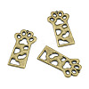 Open Back Bezel Pendants X-PALLOY-TAC0010-08AB-4
