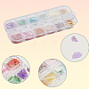 1 Set 12 Grid Nuggets Abalone Shell Nail Art Sequins for Woman Girls MRMJ-SP0001-06-6