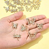 20Pcs 6 Styles Alloy with Rhinestone Pendant FIND-FS0004-28-7