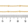 Long-Lasting Plated Brass Cable Chain Necklaces NJEW-K112-09G-NF-3